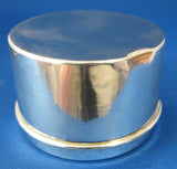 English Silver Plate Jar Art Deco 1920s Hand Engraved Flower Basket