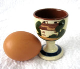 Mottoware Egg Cup Motto Say Little Think Much 1920s England Motto Ware Devon