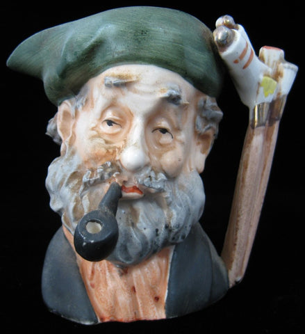 Staffordshire Toby Jug Character Jug The Painter Turner 1920s Brushes Artist