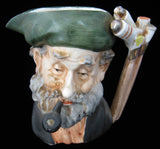Staffordshire Toby Jug Character Jug The Painter Turner 1920s Brushes Artist