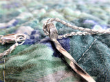 George V Threepence Salt Spoon Sterling Silver Coin Necklace Barley Twist 1920s