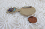 Edinburgh Scotland Tea Caddy Spoon Tea Scoop Enamel Shield Finial 1930s