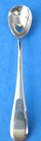 English Silver Master Open Salt Spoon 1930s Mustard Spoon WHJ Classical