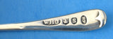 English Silver Master Open Salt Spoon 1930s Mustard Spoon WHJ Classical