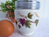 Egg Coddler Royal Worcester Grapes Grapevines Early 1930s King Size Double Rare