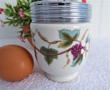 Egg Coddler Royal Worcester Grapes Grapevines Early 1930s King Size Double Rare