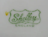 Shelley Art Deco Bread Plate Regent Berries Orange Trim 1930s Hand Colored