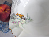 Shelley Cottage 2 Queen Anne Large Serving Bowl 9 Inch Square Bowl Art Deco
