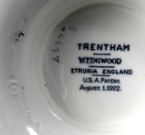 Wedgwood Bowl Trentham Art Deco Rams Heads Checkers 1930s Vegetable Cream Ware