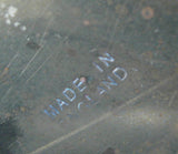 English Pitcher Brass Pub Jug Repousse Playing Cards 1950s Decor