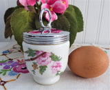 Egg Coddler Royal Worcester Single Unknown Floral Branch Pattern 1920-1930s 1 Egg