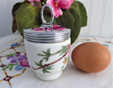Egg Coddler Royal Worcester Single Unknown Floral Branch Pattern 1920-1930s 1 Egg