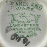 English Silver Luster Pitcher Jug Lancaster Sandland 1930s Silver Leaves Creamer