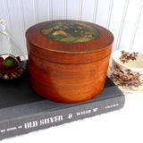 English Humidor Biscuit Box Wood Veneer Aluminum Liner 1930s Cries Of London