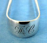 Sterling Silver Sugar Tongs English Hallmarks Joseph Rodgers Sheffield 1933 Mono F C