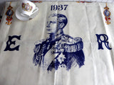 Table Cloth Edward VIII Coronation Abdicated England Rare Bridge Cloth