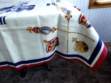 Table Cloth Edward VIII Coronation Abdicated England Rare Bridge Cloth