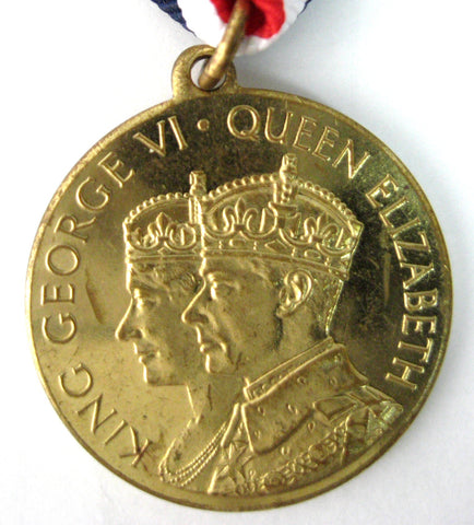 Coronation Medal King George VI And Queen Elizabeth 1937 Coronation Souvenir