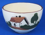 Motto Ware Bowl Ill Blows The Wind Dartmouth Mottoware 1940s Sugar Bowl