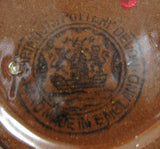 Motto Ware Bowl Ill Blows The Wind Dartmouth Mottoware 1940s Sugar Bowl