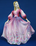 English Bone China Figurine Dolores Handpainted Thorley England 1940s