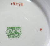 Shelley  Teapot Storks Herons Yellow Brown Gainsborough Shape Birds 1940s