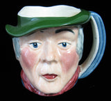 Sylvac Toby Jug Sam Weller Dickens Character Jug 1950s Hand Painted
