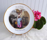 Lunch Plate Tuscan Cries Of London Strawberry Sellers 1940s Covent Garden