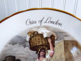 Lunch Plate Tuscan Cries Of London Strawberry Sellers 1940s Covent Garden