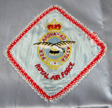 Royal Air Force RAF WWII Silk Tea Cozy England Vintage 1940s No Padding