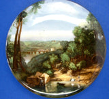 English Pot Lid Crossing the Brook Turner James Kent 1950s Historic Reproduction