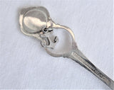 Set 4 English Souvenir Spoons London Cornwall Brighton Stratford 1960s Silver Plate