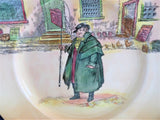 Royal Doulton Tony Weller 1950s Charger Plate Dickensware Pickwick Papers Noke