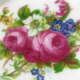 Shelley Hulme's Rose Pin Dish Bon Bon Webbed Oval 1950s Lemon Slices Cream Jam