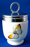 Egg Coddler Royal Worcester Strawberry Fair Single 1950s Strawberries Blossoms