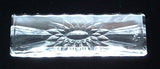 Bar Kniferest Sunflower Cut Crystal Val St Lambert Cutlery Holder Belgium