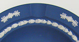 Wedgwood Portland Blue Jasperware Plate Bowl 7 Inches Pegasus 1950s