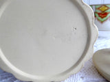 Wedgwood Jasper Jar With Lid Primrose And Terracotta 1950s Bamboo Caneware