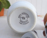 Woodland Egg Coddler Royal Worcester Single 1 Egg Size Floral 1950s England