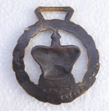 Crown Horse Brass Laurel Wreath England Queen Elizabeth 1953 Coronation Peerless