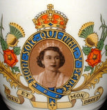 Coronation Mug Queen Elizabeth II Empire Fancy 1953 Excellent Graphics