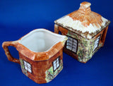 Cottage Ware Cream And Sugar Price Kensington Vintage 1940-1950s