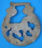 Horse Brass Walking Horse English Pub Brass 1960s Tourist Brass Pub Brass