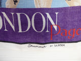 Horse Guards Drummer Tea Towel 1960s London Pageantry Ulster Irish Linen Dish Towel