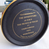 Tankard 1969 Investiture Prince Charles Of Wales Wedgwood Black Basalt Caenarvon