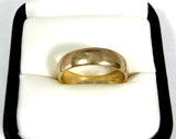 Ring Wedding Band 14k Gold 6 Grams Solid Gold 5 MM 14kt Wedding Ring