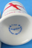Thimble Flag St George England Bone China Mint In Box 1970s English Flag