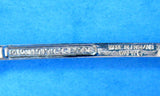 Souvenir Spoon London Enamel Crest Finial Engraved Bowl 1970s Silver Plate
