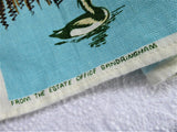 Royal Sandringham Tea Towel 1970s Queen Elizabeth Ulster Irish Linen