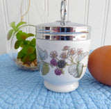 Egg Coddler Royal Worcester Lavinia Blackerry Vines Single Standard 1970s